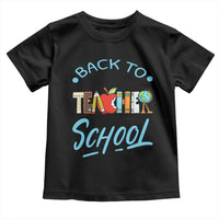 Back To School Teacher Life Funny Educator Gift Toddler T Shirt - Wonder Print Shop