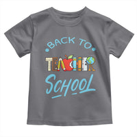 Back To School Teacher Life Funny Educator Gift Toddler T Shirt - Wonder Print Shop