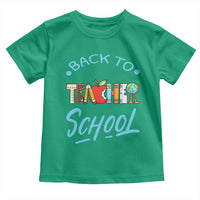 Back To School Teacher Life Funny Educator Gift Toddler T Shirt - Wonder Print Shop