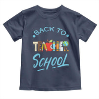 Back To School Teacher Life Funny Educator Gift Toddler T Shirt - Wonder Print Shop