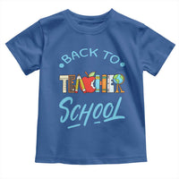 Back To School Teacher Life Funny Educator Gift Toddler T Shirt - Wonder Print Shop