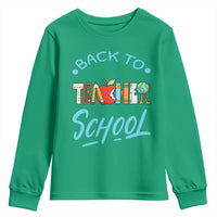 Back To School Teacher Life Funny Educator Gift Youth Sweatshirt - Wonder Print Shop