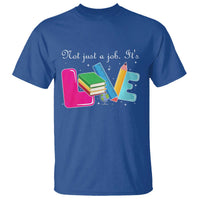 Inspirational Teacher T Shirt Not Just A Job Its Love - Wonder Print Shop