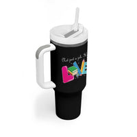 Inspirational Teacher Tumbler With Handle Not Just A Job Its Love