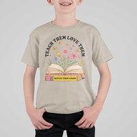 Teach Them Love Them Watch Them Grow T Shirt For Kid Inspirational Teacher Gift - Wonder Print Shop