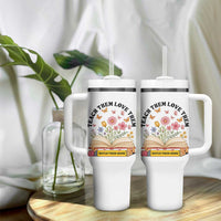 Teach Them Love Them Watch Them Grow Tumbler With Handle Inspirational Teacher Gift