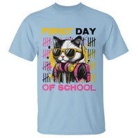Funny Cat First Day Of School T Shirt Back To School Gift For Kids - Wonder Print Shop