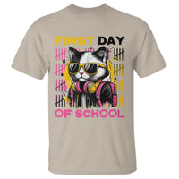 Funny Cat First Day Of School T Shirt Back To School Gift For Kids - Wonder Print Shop