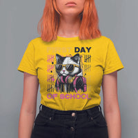 Funny Cat First Day Of School T Shirt For Women Back To School Gift For Kids - Wonder Print Shop
