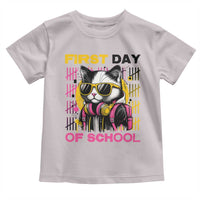 Funny Cat First Day Of School Toddler T Shirt Back To School Gift For Kids - Wonder Print Shop