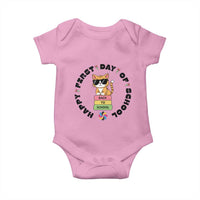 Cat Happy First Day Of School Baby Onesie Back To School Gift For Kids - Wonder Print Shop