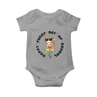 Cat Happy First Day Of School Baby Onesie Back To School Gift For Kids - Wonder Print Shop