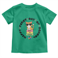 Cat Happy First Day Of School Toddler T Shirt Back To School Gift For Kids - Wonder Print Shop