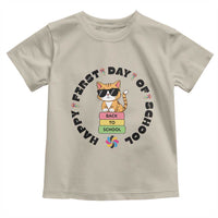 Cat Happy First Day Of School Toddler T Shirt Back To School Gift For Kids - Wonder Print Shop