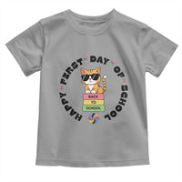 Cat Happy First Day Of School Toddler T Shirt Back To School Gift For Kids - Wonder Print Shop