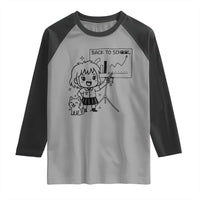 Back To school Raglan Shirt Funny Teacher Teaching Cat Lover Gift - Wonder Print Shop