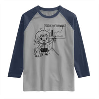 Back To school Raglan Shirt Funny Teacher Teaching Cat Lover Gift - Wonder Print Shop