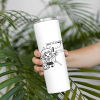 Back To school Skinny Tumbler Funny Teacher Teaching Cat Lover Gift
