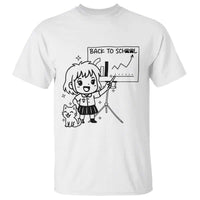 Back To school T Shirt Funny Teacher Teaching Cat Lover Gift - Wonder Print Shop