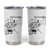 Back To school Tumbler Cup Funny Teacher Teaching Cat Lover Gift