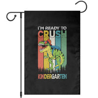 Funny Dinosaur Im Ready To Crush Kindergarten Gift Garden Flag - Wonder Print Shop