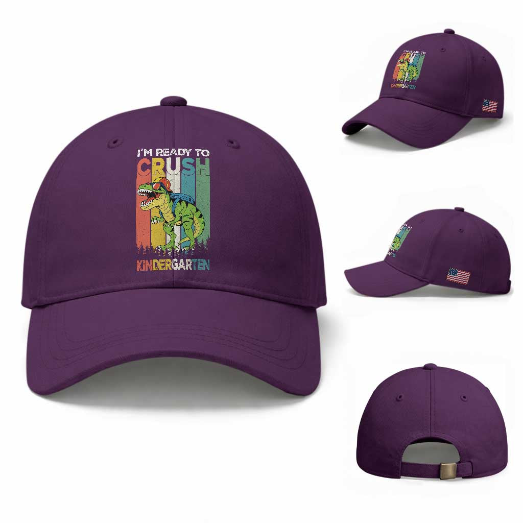Funny Dinosaur Im Ready To Crush Kindergarten Gift Baseball Cap