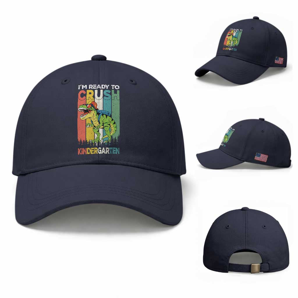 Funny Dinosaur Im Ready To Crush Kindergarten Gift Baseball Cap