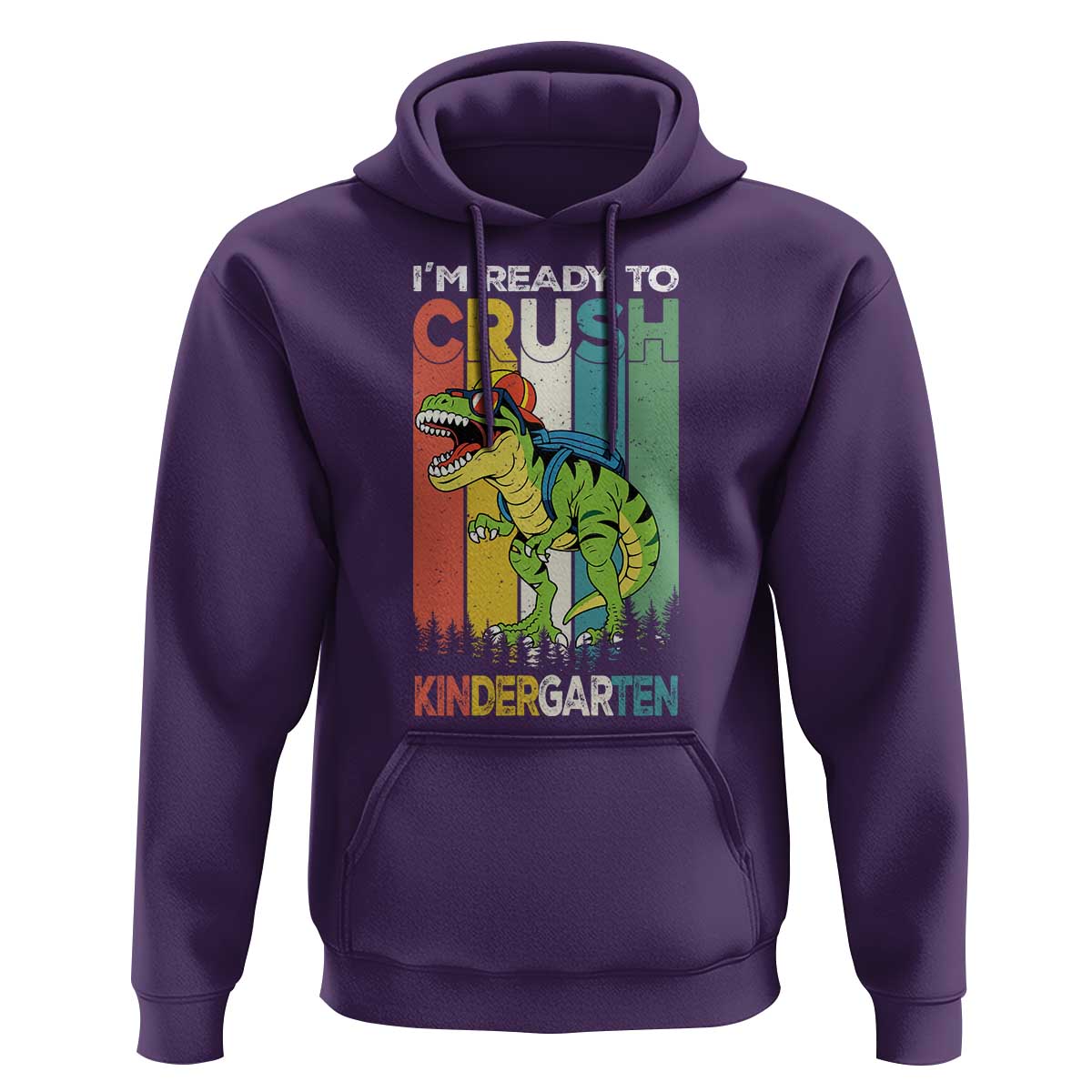 Funny Dinosaur Im Ready To Crush Kindergarten Gift Hoodie - Wonder Print Shop