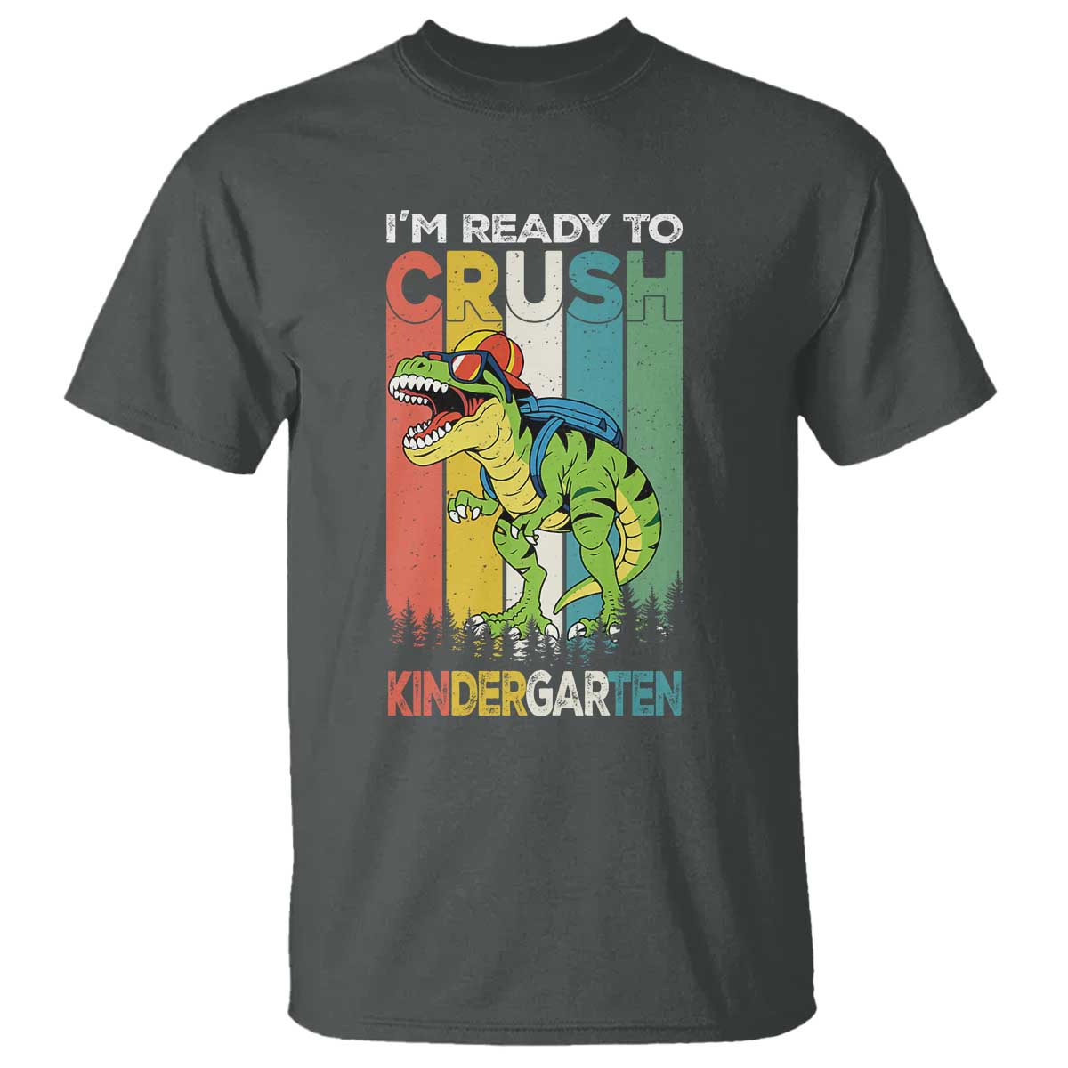 Funny Dinosaur Im Ready To Crush Kindergarten Gift T Shirt - Wonder Print Shop