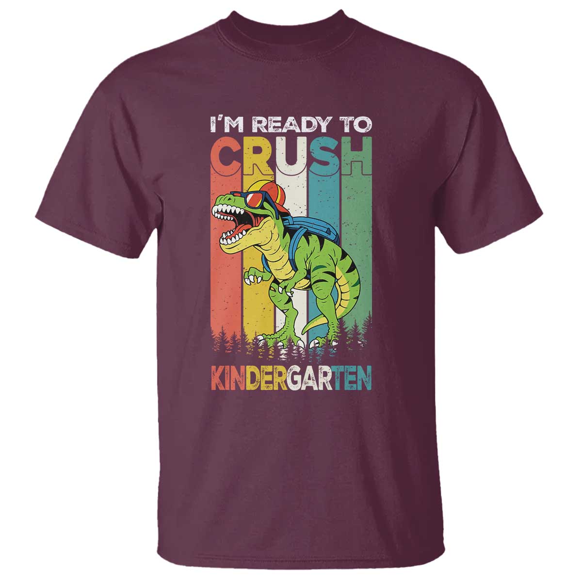 Funny Dinosaur Im Ready To Crush Kindergarten Gift T Shirt - Wonder Print Shop