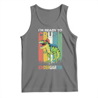 Funny Dinosaur Im Ready To Crush Kindergarten Gift Tank Top - Wonder Print Shop