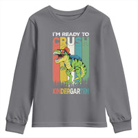 Funny Dinosaur Im Ready To Crush Kindergarten Gift Youth Sweatshirt - Wonder Print Shop