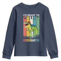 Funny Dinosaur Im Ready To Crush Kindergarten Gift Youth Sweatshirt - Wonder Print Shop