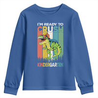 Funny Dinosaur Im Ready To Crush Kindergarten Gift Youth Sweatshirt - Wonder Print Shop