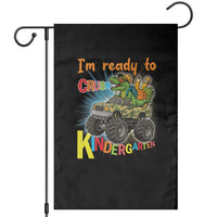 Im Ready To Crush Kindergarten Garden Flag Dinosaur Driving Truck Gift - Wonder Print Shop
