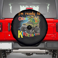 Im Ready To Crush Kindergarten Spare Tire Cover Dinosaur Driving Truck Gift - Wonder Print Shop
