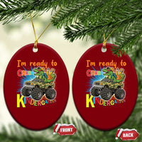 Im Ready To Crush Kindergarten Ceramic Ornament Dinosaur Driving Truck Gift - Wonder Print Shop
