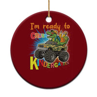 Im Ready To Crush Kindergarten Ceramic Ornament Dinosaur Driving Truck Gift - Wonder Print Shop