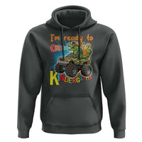 Im Ready To Crush Kindergarten Hoodie Dinosaur Driving Truck Gift - Wonder Print Shop