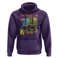 Im Ready To Crush Kindergarten Hoodie Dinosaur Driving Truck Gift - Wonder Print Shop