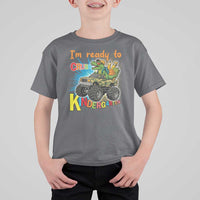 Im Ready To Crush Kindergarten T Shirt For Kid Dinosaur Driving Truck Gift - Wonder Print Shop