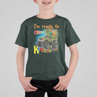 Im Ready To Crush Kindergarten T Shirt For Kid Dinosaur Driving Truck Gift - Wonder Print Shop