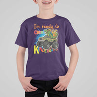 Im Ready To Crush Kindergarten T Shirt For Kid Dinosaur Driving Truck Gift - Wonder Print Shop