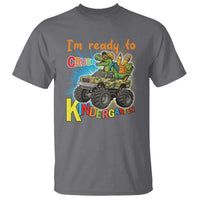 Im Ready To Crush Kindergarten T Shirt Dinosaur Driving Truck Gift - Wonder Print Shop