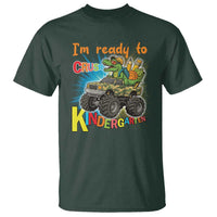 Im Ready To Crush Kindergarten T Shirt Dinosaur Driving Truck Gift - Wonder Print Shop