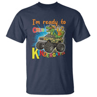 Im Ready To Crush Kindergarten T Shirt Dinosaur Driving Truck Gift - Wonder Print Shop