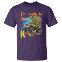 Im Ready To Crush Kindergarten T Shirt Dinosaur Driving Truck Gift - Wonder Print Shop