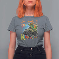 Im Ready To Crush Kindergarten T Shirt For Women Dinosaur Driving Truck Gift - Wonder Print Shop