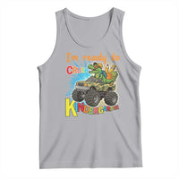 Im Ready To Crush Kindergarten Tank Top Dinosaur Driving Truck Gift - Wonder Print Shop