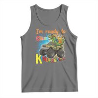 Im Ready To Crush Kindergarten Tank Top Dinosaur Driving Truck Gift - Wonder Print Shop